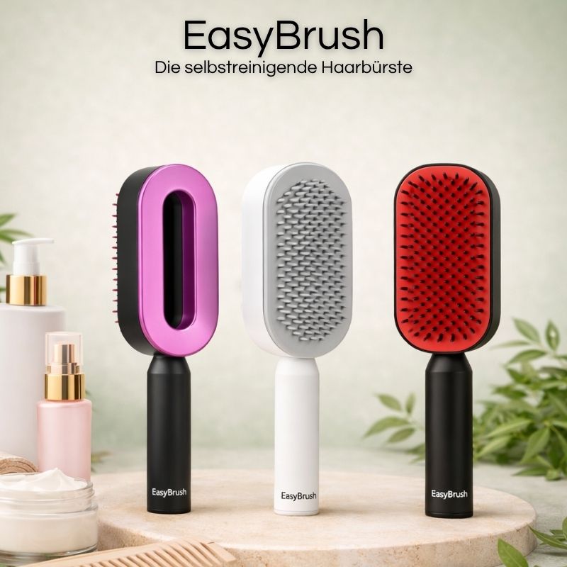 EasyBrush – Die selbstreinigende Haarbürste