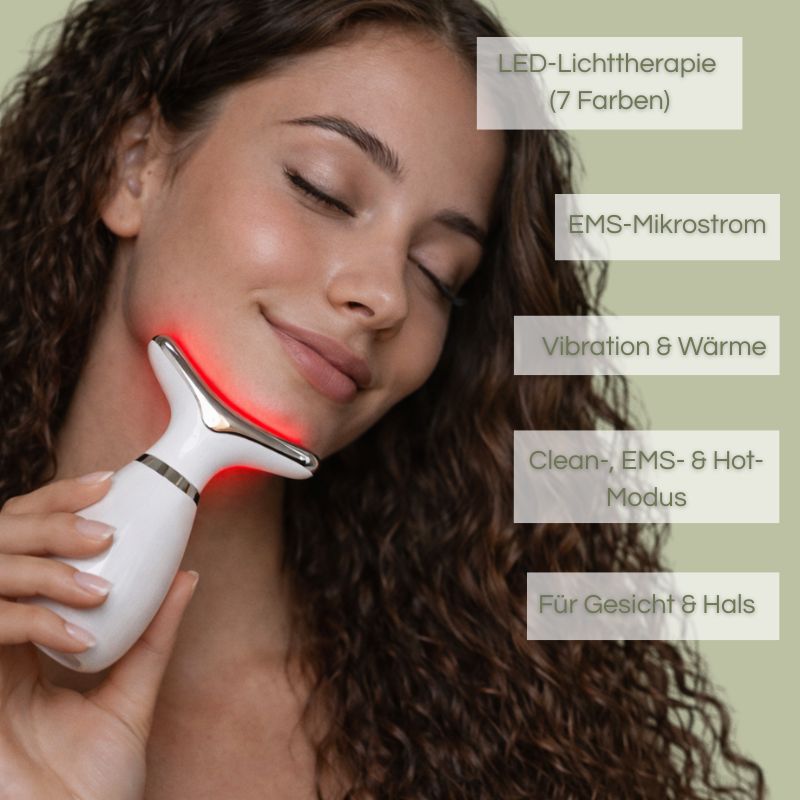 ÈlanGlow – LED Face & Neck Lifter