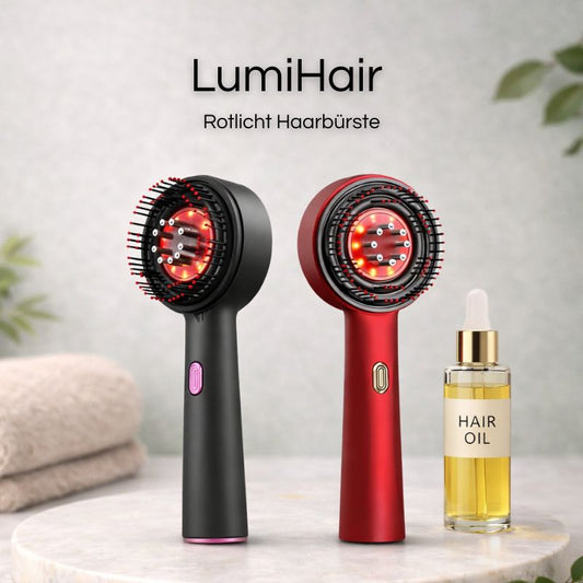 LumiHair – Rotlicht Haarbürste