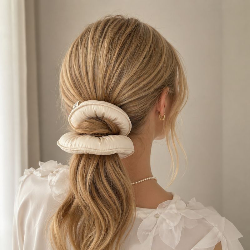 Silk Cloud - Volumen Satin Haargummi