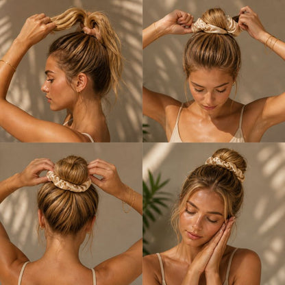 Silk Cloud - Volumen Satin Haargummi