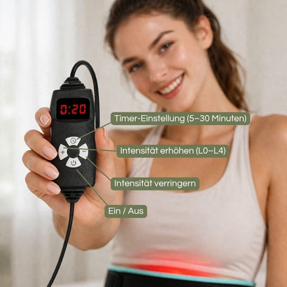 Waistix – Rotlicht- & Infrarot-Gürtel für deine Silhouette